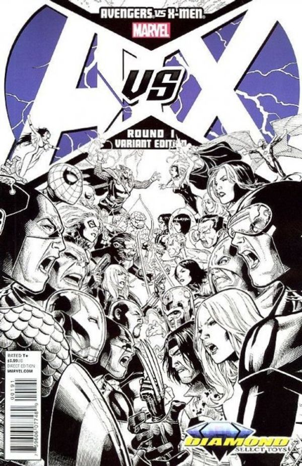 Avengers Vs X-Men #1 (Diamond Select Toy Sketch Variant)