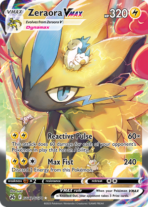 Zeraora VMAX (GG42) - Crown Zenith Galarian Gallery