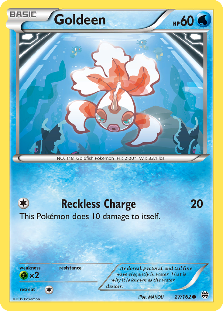 Goldeen (27/162) - BREAKthrough Pokémon Card