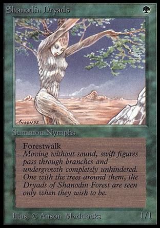 Shanodin Dryads (Beta) Trading Card