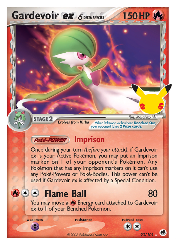 Gardevoir ex δ ex (93/25) - Celebrations: Classic Collection