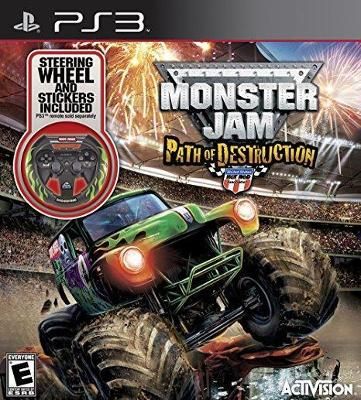 Monster Jam: Path of Destruction [Wheel Bundle] Video Game