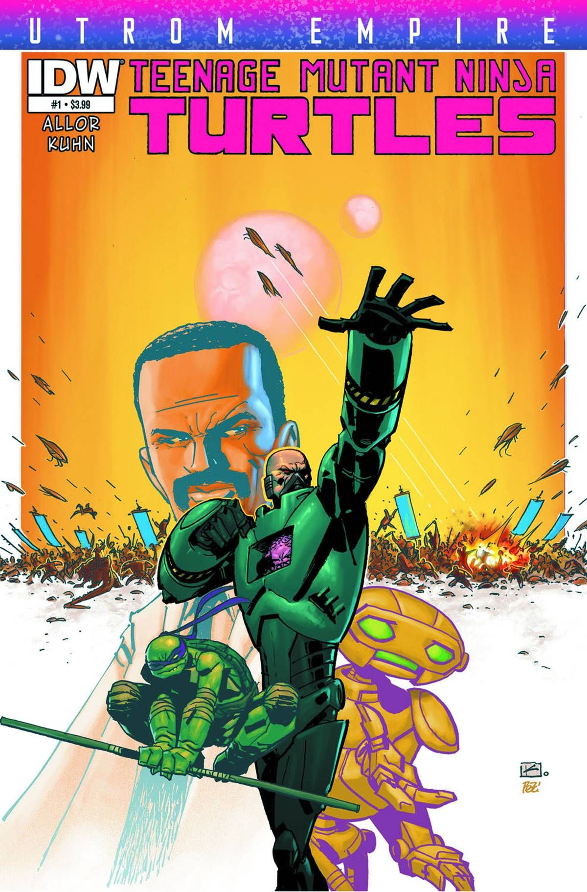 Teenage Mutant Ninja Turtles Utrom Empire #1 Comic