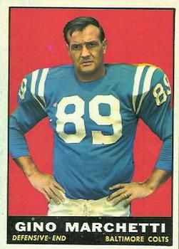 Gino Marchetti 1961 Topps #7 Sports Card