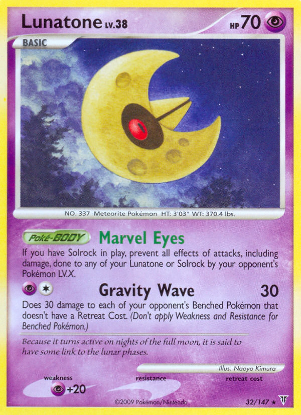 Lunatone (32/147) - Supreme Victors Pokémon Card