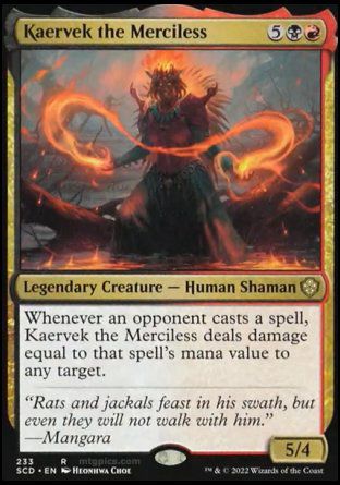 Kaervek the Merciless (Starter Commander Decks) Trading Card