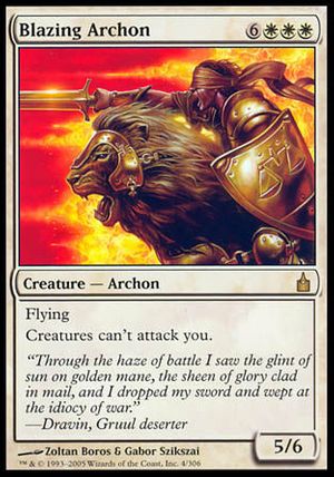 Blazing Archon (Ravnica: City of Guilds)