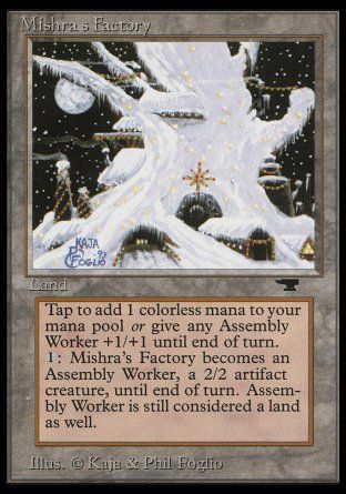 Mishra's Factory (Winter) (Antiquities) Trading Card