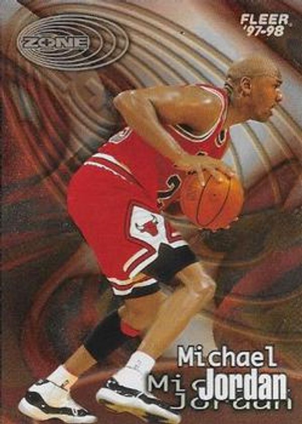 Michael Jordan 1997-98 Fleer - Zone #10Z