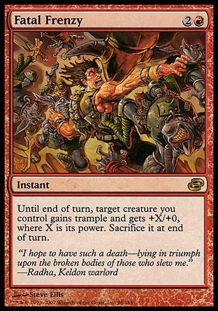 Fatal Frenzy (Planar Chaos) Trading Card