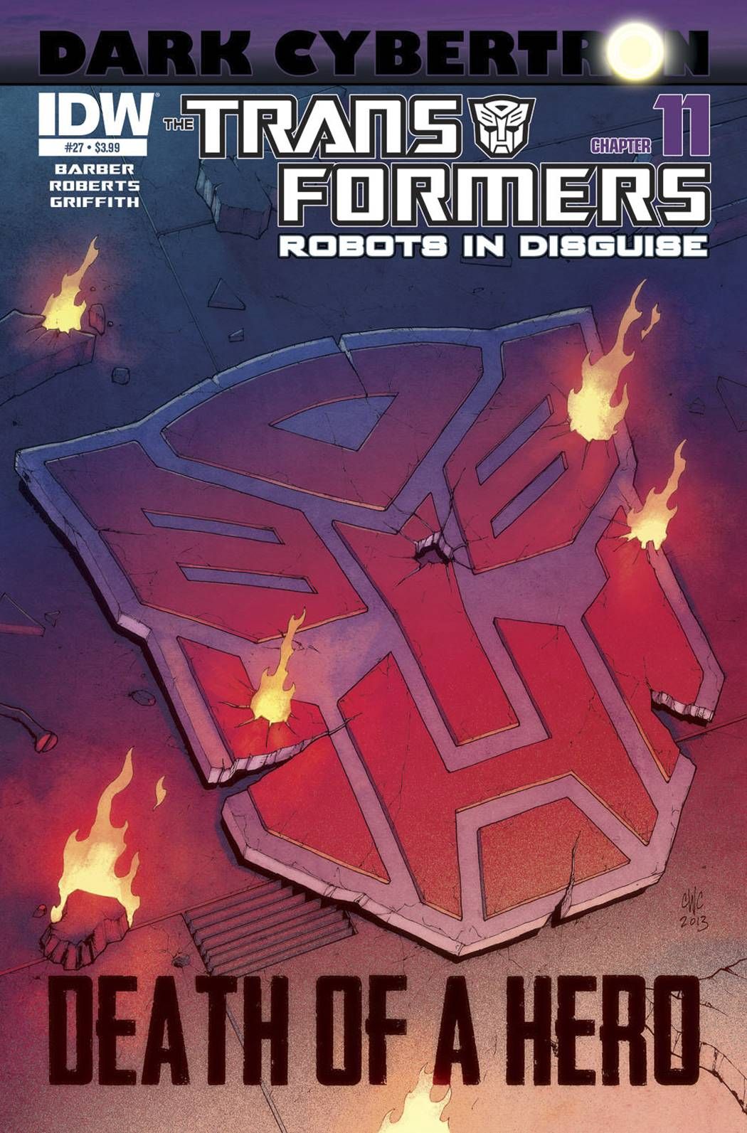 Transformers Robots In Disguise #27 (Dark Cybertron Part 11) Comic