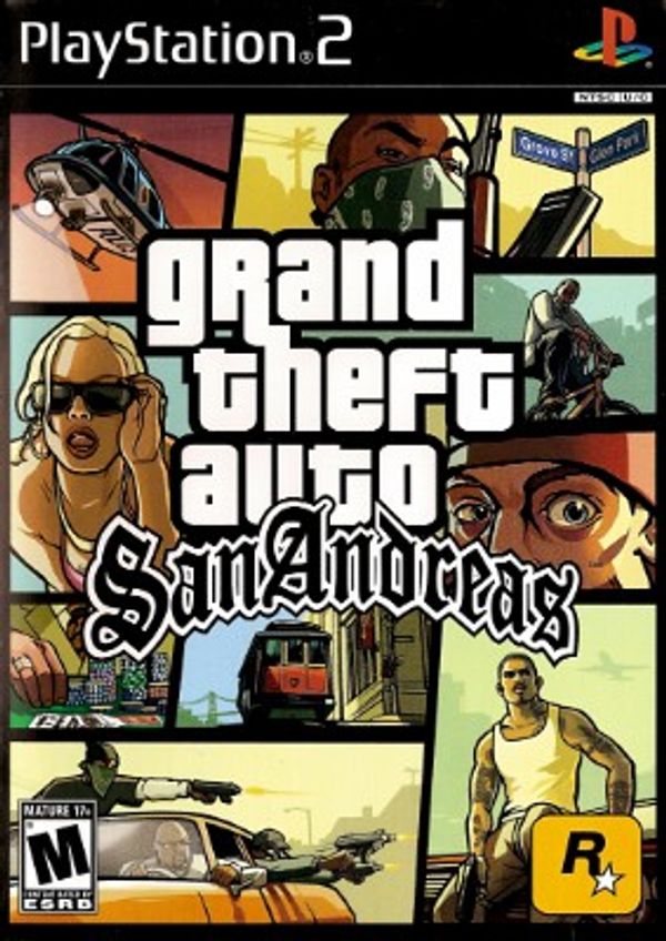 PS2 Playstation 2 GRAND THEFT AUTO: SAN ANDREAS WATA 9.6 Factory Sealed A++