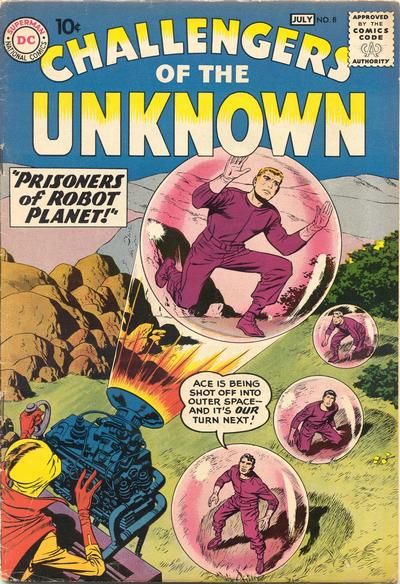Challengers of the Unknown #8 Comic