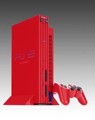 Sony Playstation 2 [EU Automotive Edition] [Super Red] Video Game