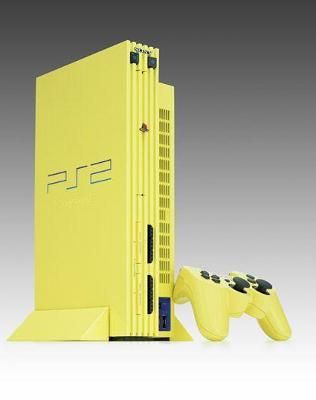 Sony Playstation 2 [EU Automotive Edition] [Light Yellow] Video Game