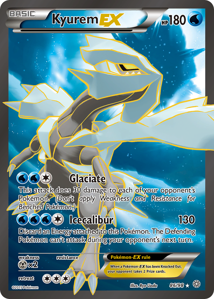 Kyurem EX (86/98) - Ancient Origins Pokémon Card