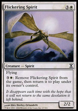 Flickering Spirit (Time Spiral) Trading Card