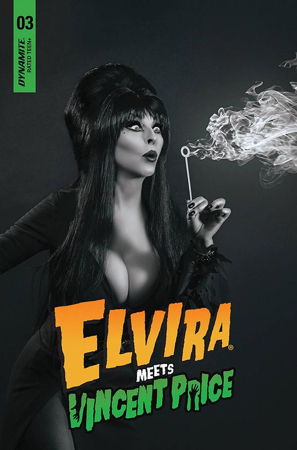 Elvira Meets Vincent Price #3 (Cover E 10 Copy Cover Photo B&w)