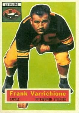 Frank Varrichione 1956 Topps #3 Sports Card