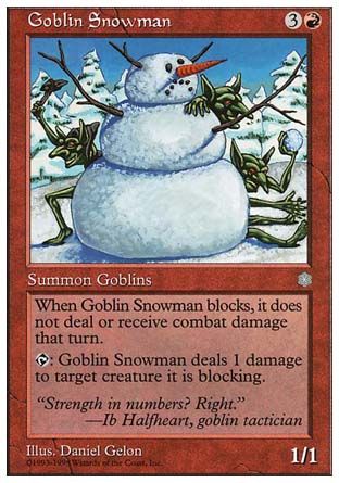 Goblin Snowman (Anthologies) Trading Card