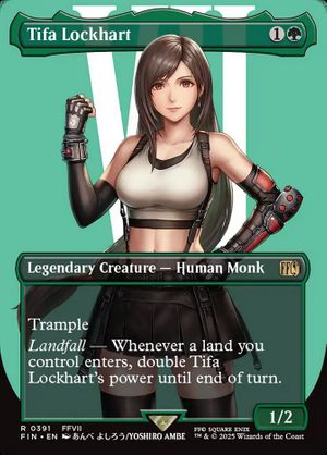 Tifa Lockhart #391 (Final Fantasy - Borderless Foil)
