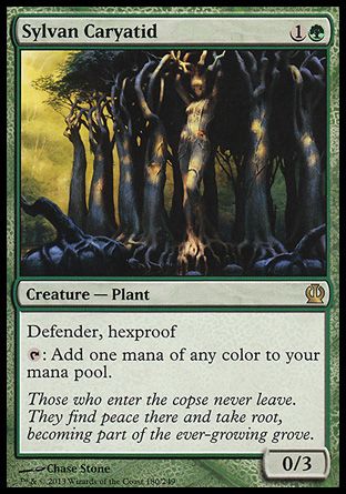 Sylvan Caryatid (Theros) Trading Card