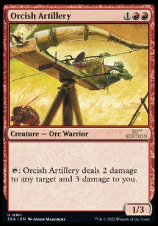 Orcish Artillery (Magic 30th Anniversary Edition) Trading Card