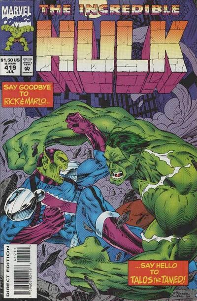 Incredible Hulk #419 Comic