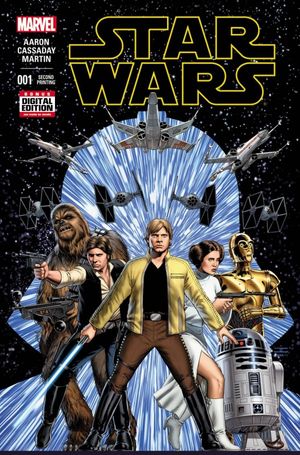 Star Wars #1 (John Cassaday 2nd Printing Variant Cover)