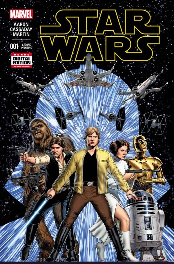 Star Wars #1 (John Cassaday 2nd Printing Variant Cover)