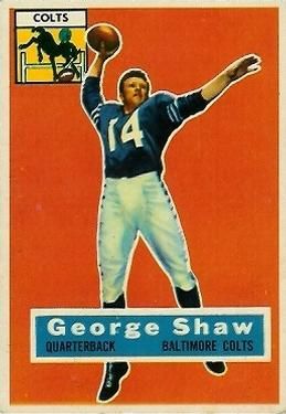 George Shaw 1956 Topps #108 Sports Card