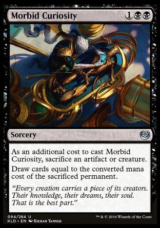 Morbid Curiosity (Kaladesh) Trading Card