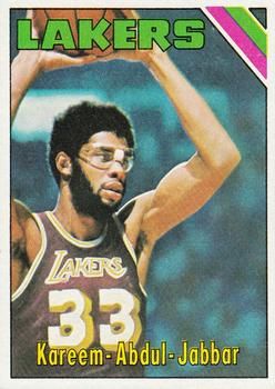 Kareem Abdul-Jabbar 1975 Topps #90 Sports Card