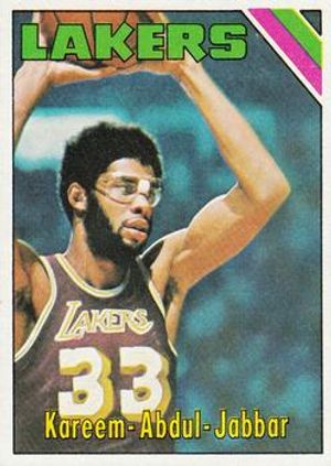 Kareem Abdul-Jabbar 1975 Topps #90