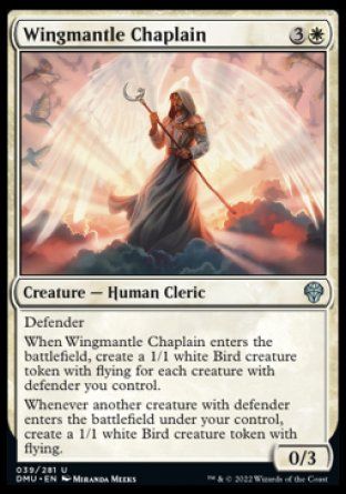 Wingmantle Chaplain (Dominaria United) Trading Card