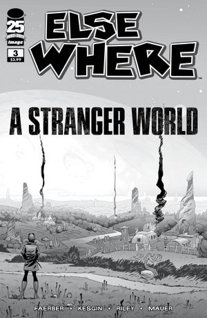 Elsewhere #3 (Walking Dead Tribute Black & White Variant)