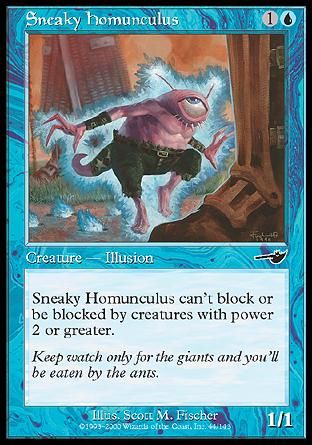 Sneaky Homunculus (Nemesis) Trading Card