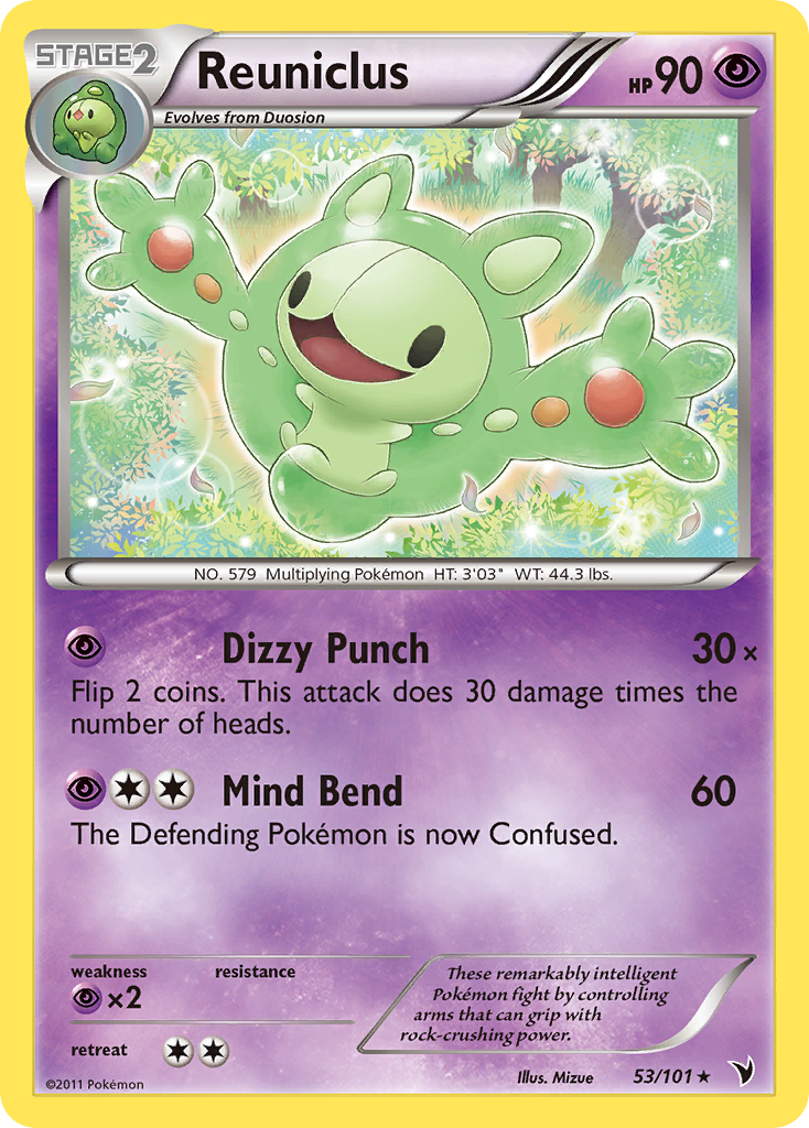 Reuniclus (53/101) - Noble Victories Pokémon Card