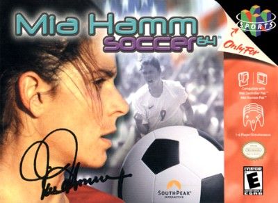 Mia Hamm Soccer 64 Video Game