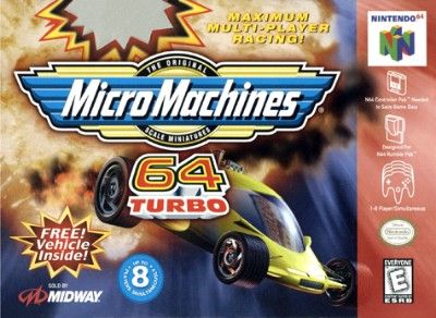 Micro Machines 64 Turbo Video Game