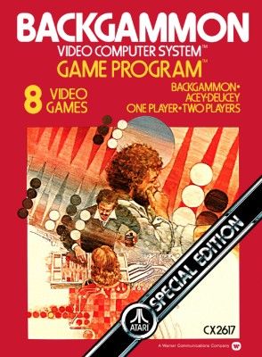 Backgammon [Atari] Video Game