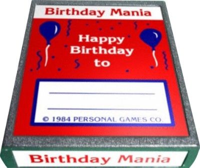 Birthday Mania Video Game