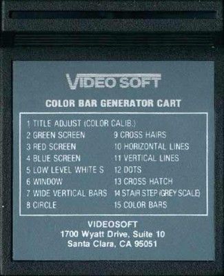 Color Bar Generator Video Game