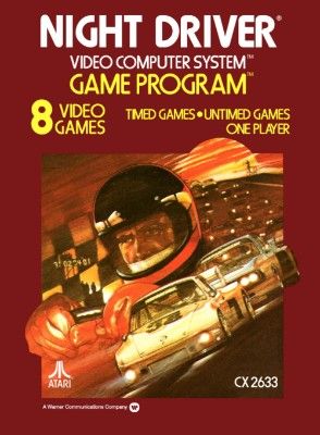 Night Driver [Atari] Video Game