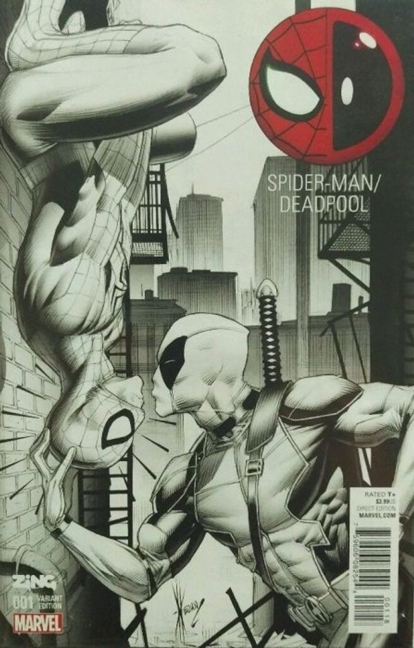 Spider-Man/Deadpool #1 (Zing Sketch Variant)