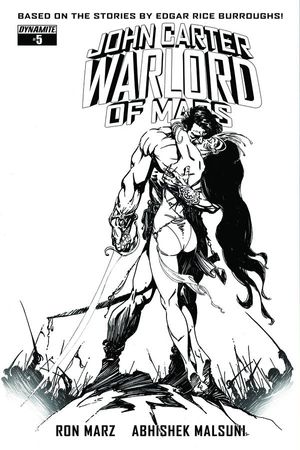 John Carter, Warlord of Mars #5 (10 Copy Sears B&amp;w Cover)