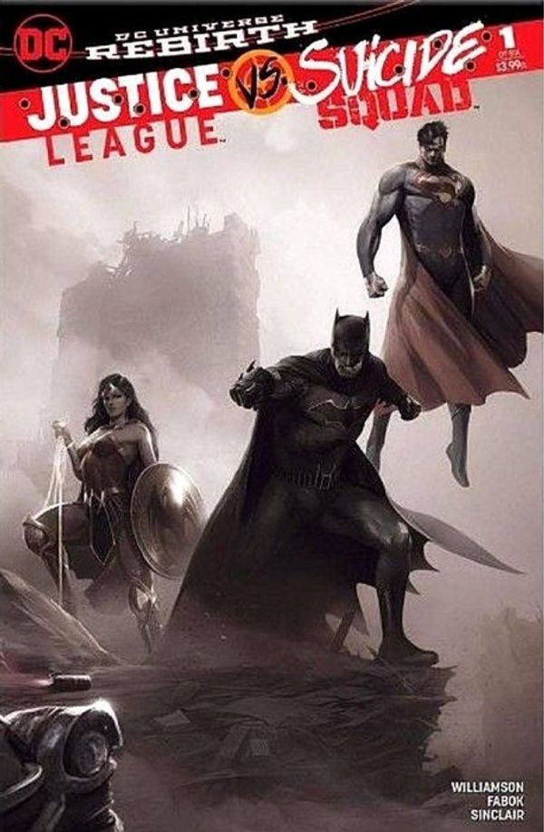Justice League vs. Suicide Squad #1 (Mattina Justice League Sketch Variant)