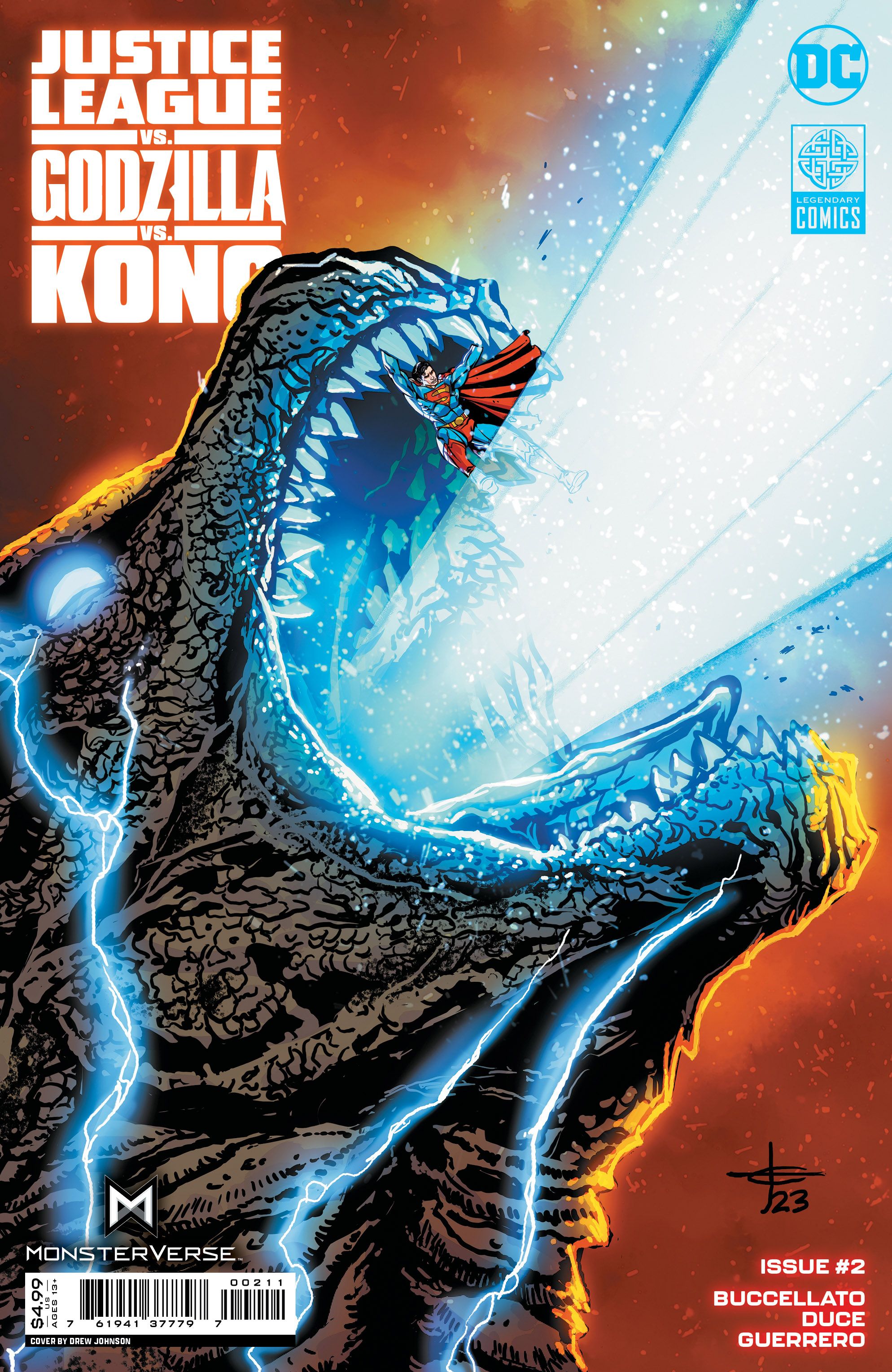 Justice League vs. Godzilla vs. Kong #2 Comic