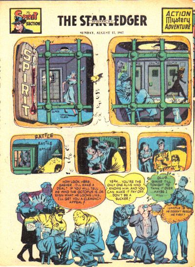 Spirit Section #8/17/1947 Comic