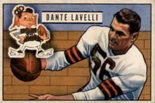 Dante Lavelli 1951 Bowman #73 Sports Card